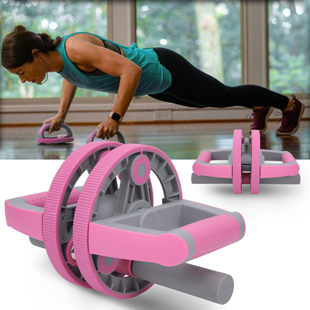 FlexiFit™ 6-in-1 Ab Roller Wheel Kit - Full Body Home Gym Set